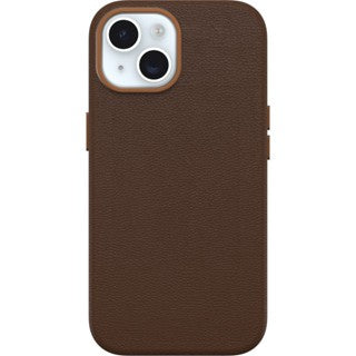 OtterBox iPhone 15 Symmetry Cactus Leather - Rich Adobe Brown