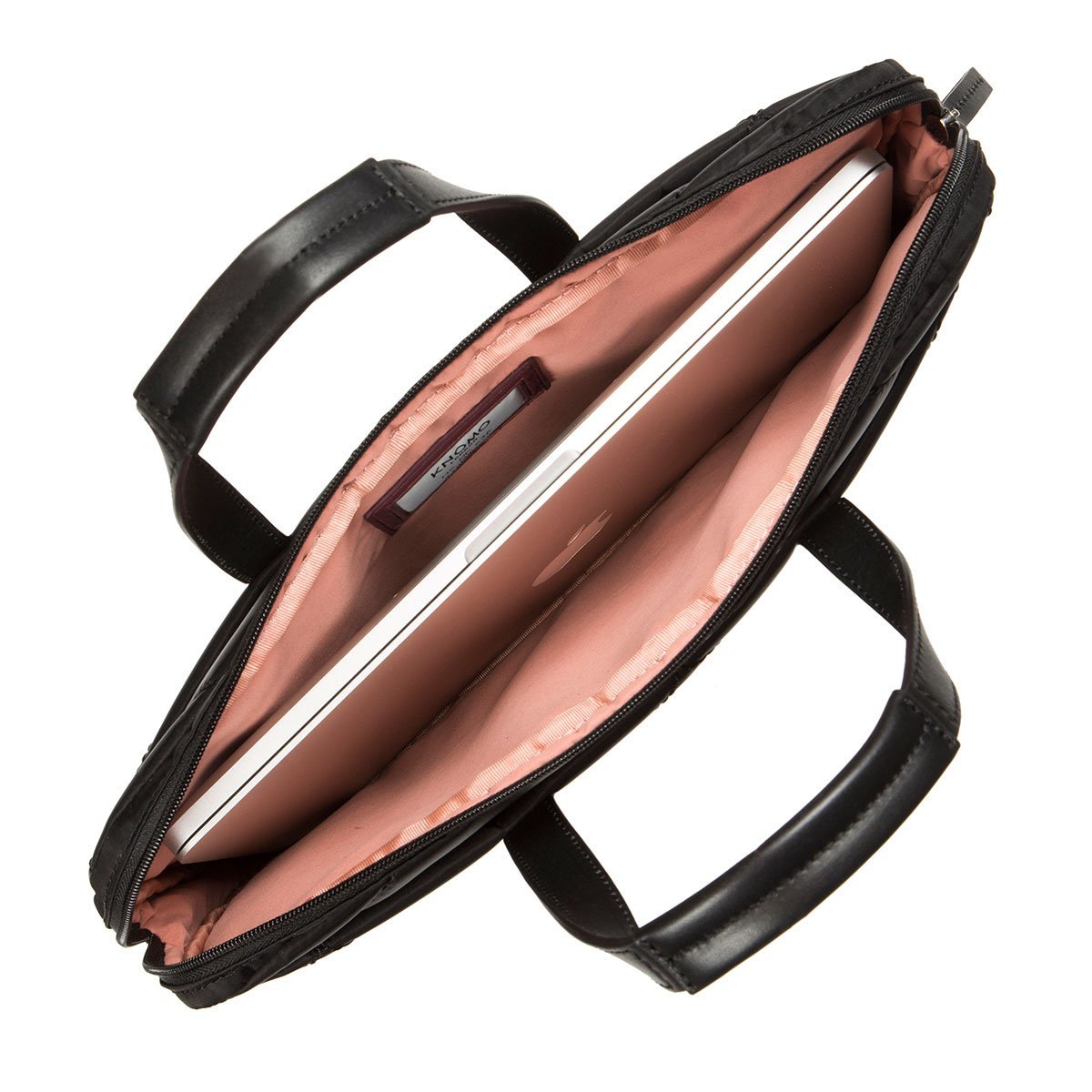 KNOMO SLIM BRIEFCASE MESSENGER 14 INCH TALBOT - BLACK