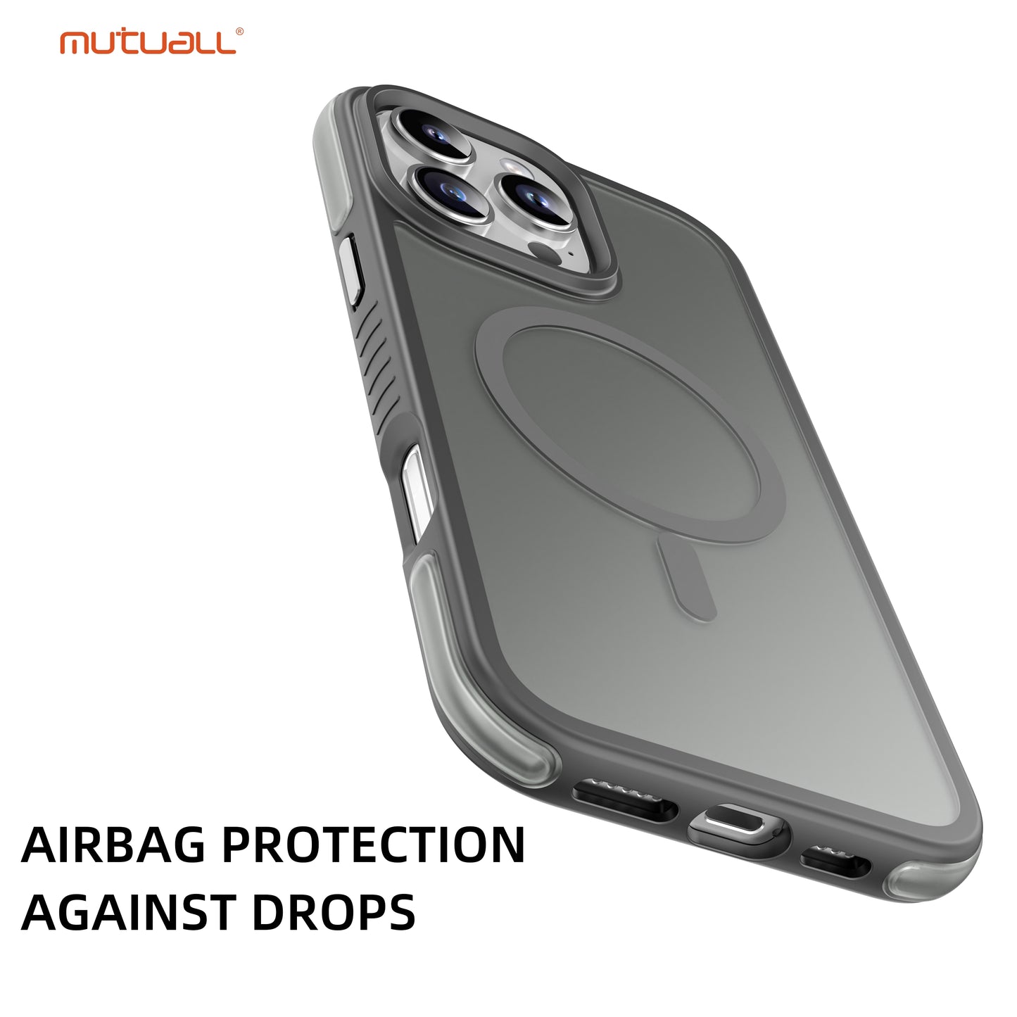 Mutuall Airbag Magsafe Series iPhone 16 Pro Pink