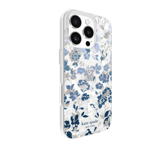 Kate Spade Protective - Flowerbed Blue w/MagSafe (iPhone 16 Pro)
