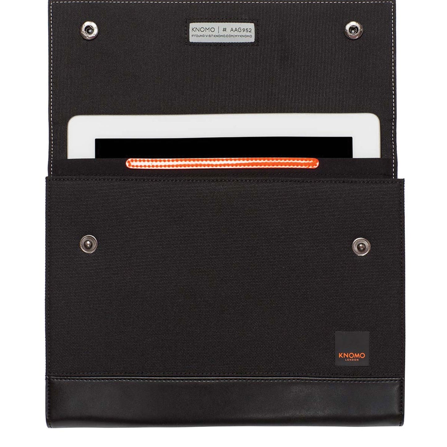 KNOMO ORGANISER IPAD AIR 10 INCH KNOMAD SHOREDITCH - BLACK