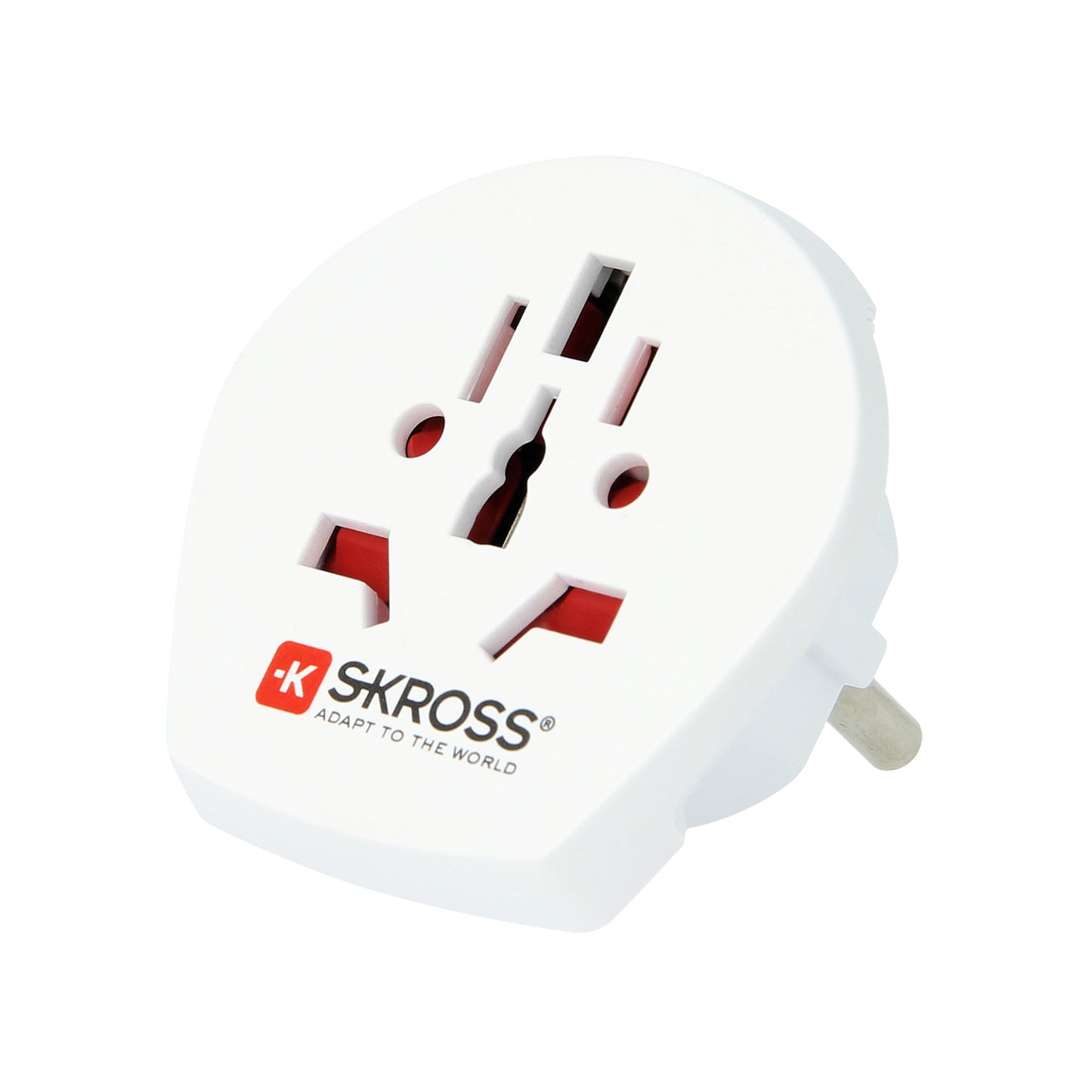 SKROSS ADAPTER WORLD - TO EUROPE (BLISTER) - WHITE