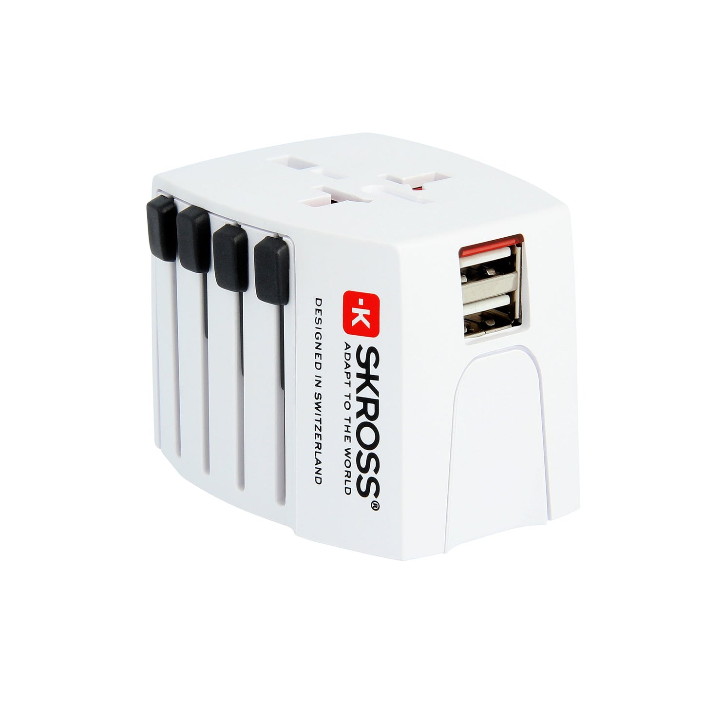 SKROSS ADAPTER WORLD - MUV USB 2.4A - ASIA VERSION (BLISTER) - WHITE
