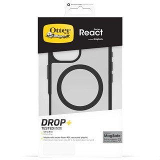 OtterBox iPhone 16 Plus React Magsafe - Black Crystal