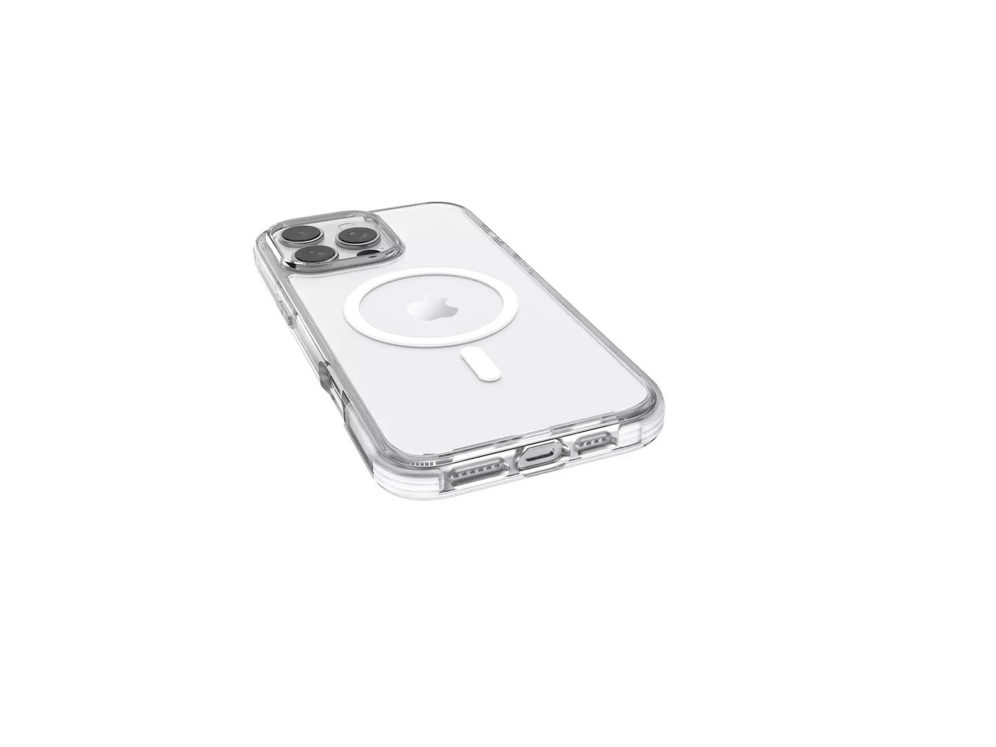 Raptic iPhone 16 Pro Clear Magsafe - White