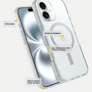 OtterBox iPhone 16 Plus Symmetry Magsafe - Clear
