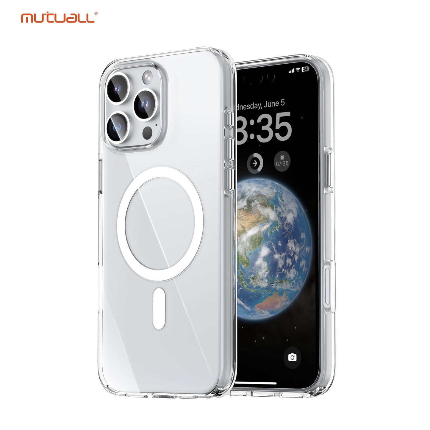 Mutuall Gem MagSafe Series iPhone 16 Pro Max Clear