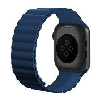 Raptic Apple Watch 42/44/45/49mm Magnetic Silicone - Dark Blue