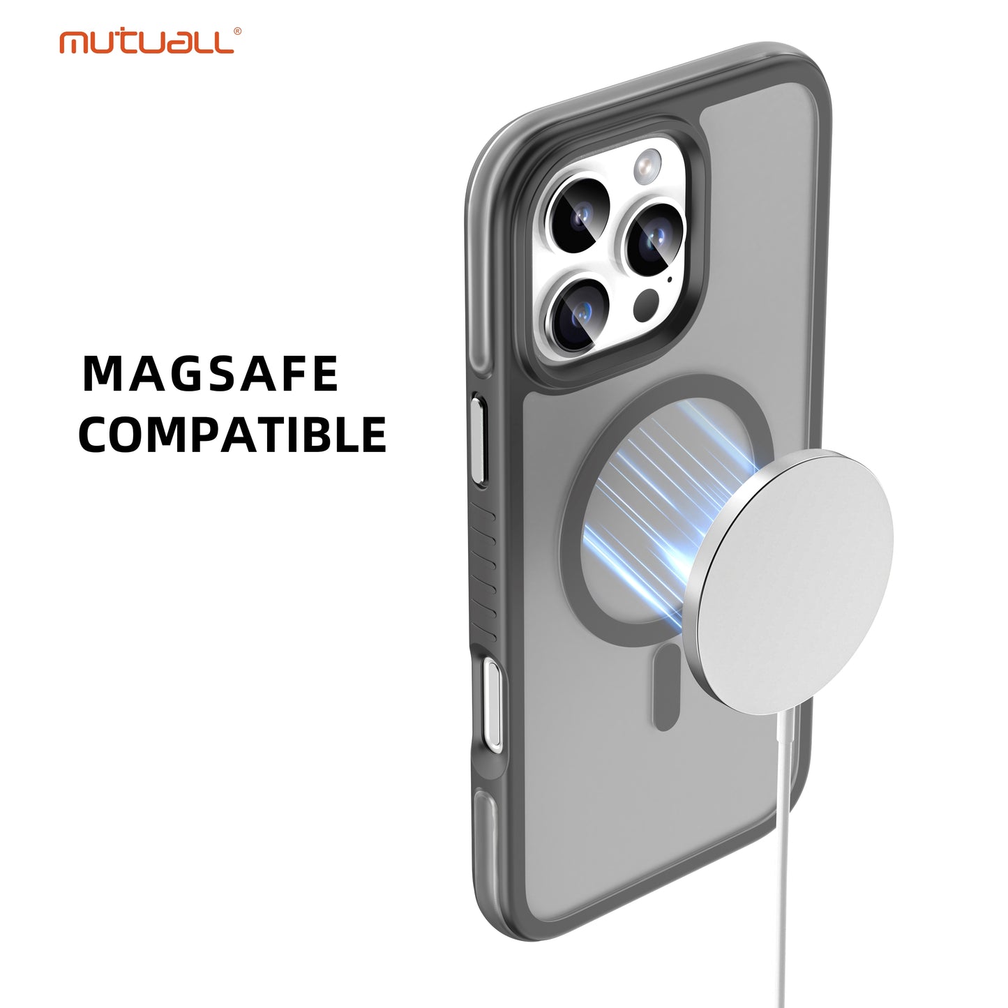 Mutuall Airbag Magsafe Series iPhone 16 Pro Max White