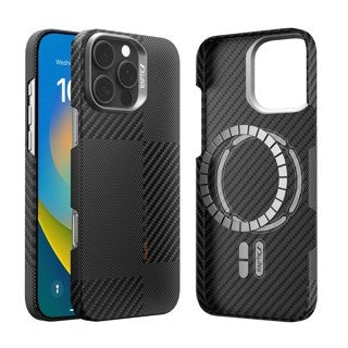 Raptic iPhone 16 Pro Max Aramid Fibre Croxx Mondrian - Black