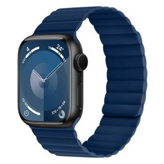 Raptic Apple Watch 42/44/45/49mm Magnetic Silicone - Dark Blue