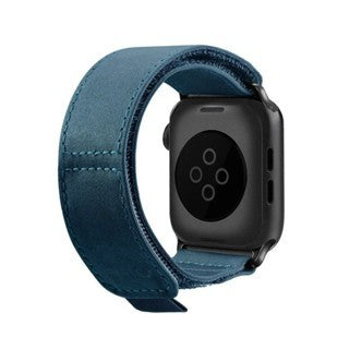 Raptic Apple Watch 42/44/45/49mm Canvas Band - Dark Blue