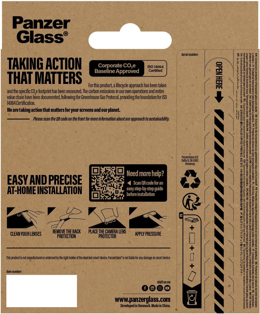 PanzerGlass® PicturePerfect Lens Protector Samsung Galaxy S25 Ultra