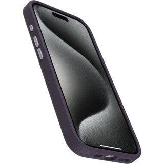 OtterBox iPhone 15 Pro Symmetry Cactus Leather - Plum Luxe Purple
