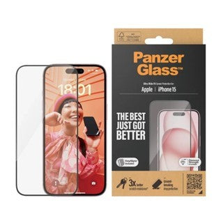 PanzerGlass Screen Protector For iPhone 15 | UWF