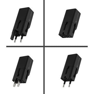 Rolling Square Pocket Travel Adapter - 30W
