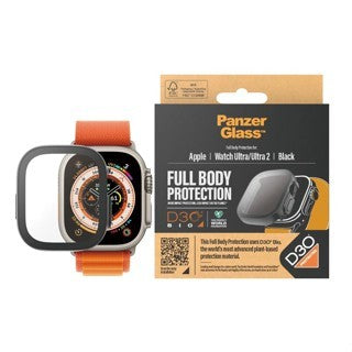 PanzerGlass Apple Watch Full Body Ultra/Ultra 2 | Black with D3O®