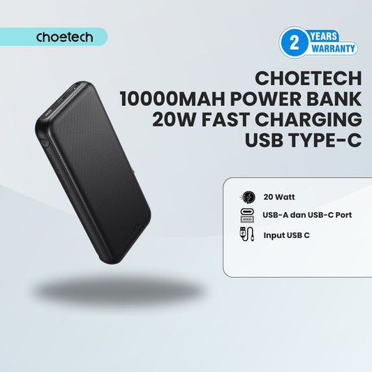 Choetech 10000mAh PD + QC 18W Power Bank