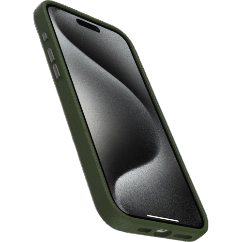 OtterBox iPhone 15 Pro Symmetry Cactus Leather - Cactus Groove Green
