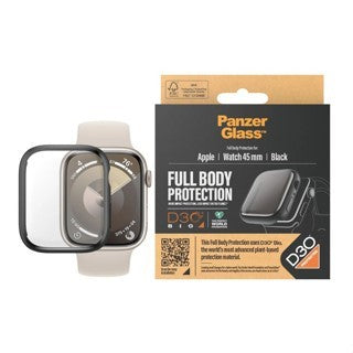 PanzerGlass Appel Watch Full Body Series 9/8/7 | Ultra | Black with D3O®