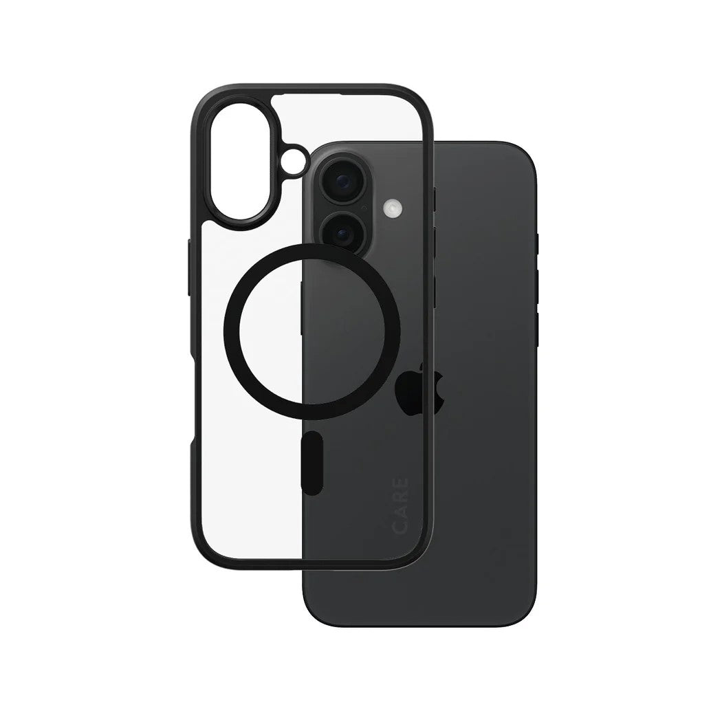 CARE by PanzerGlass® Case Flagship Urban Combat Black MagSafe iPhone 16