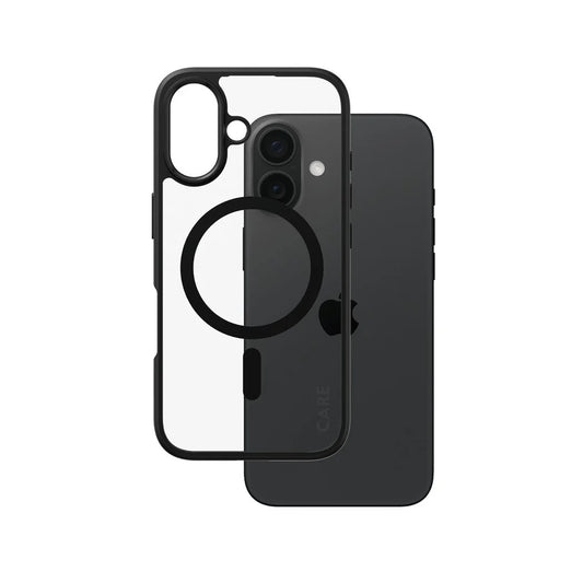 CARE by PanzerGlass® Case Flagship Urban Combat Black MagSafe iPhone 16