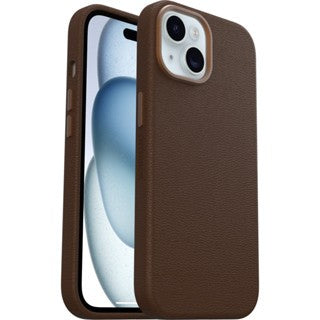OtterBox iPhone 15 Symmetry Cactus Leather - Rich Adobe Brown