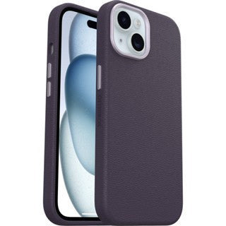 OtterBox iPhone 15 Symmetry Cactus Leather - Plum Luxe Purple