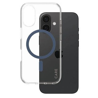 CARE by PanzerGlass® Case Flagship Blue MagSafe iPhone 16