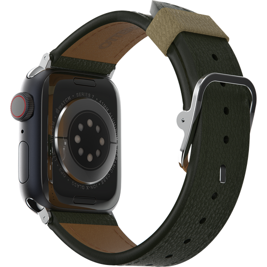 OtterBox Apple Watch 42/44/45mm Symmetry Cactus Leather Band - Cactus Groove Green