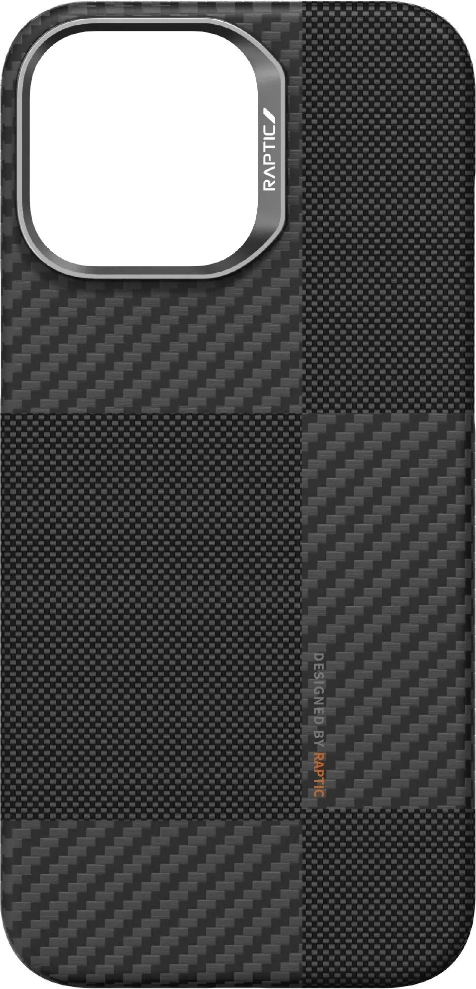 Raptic iPhone 16 Pro Max Aramid Fibre Croxx Mondrian - Black
