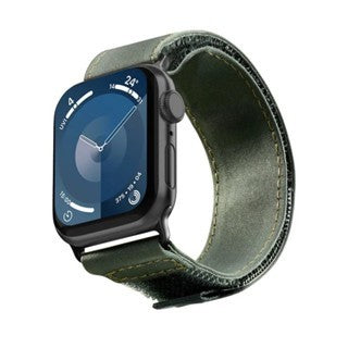 Raptic Apple Watch 42/44/45/49mm Canvas Band - Dark Green