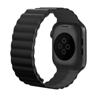 Raptic Apple Watch 42/44/45/49mm Magnetic Silicone - Black