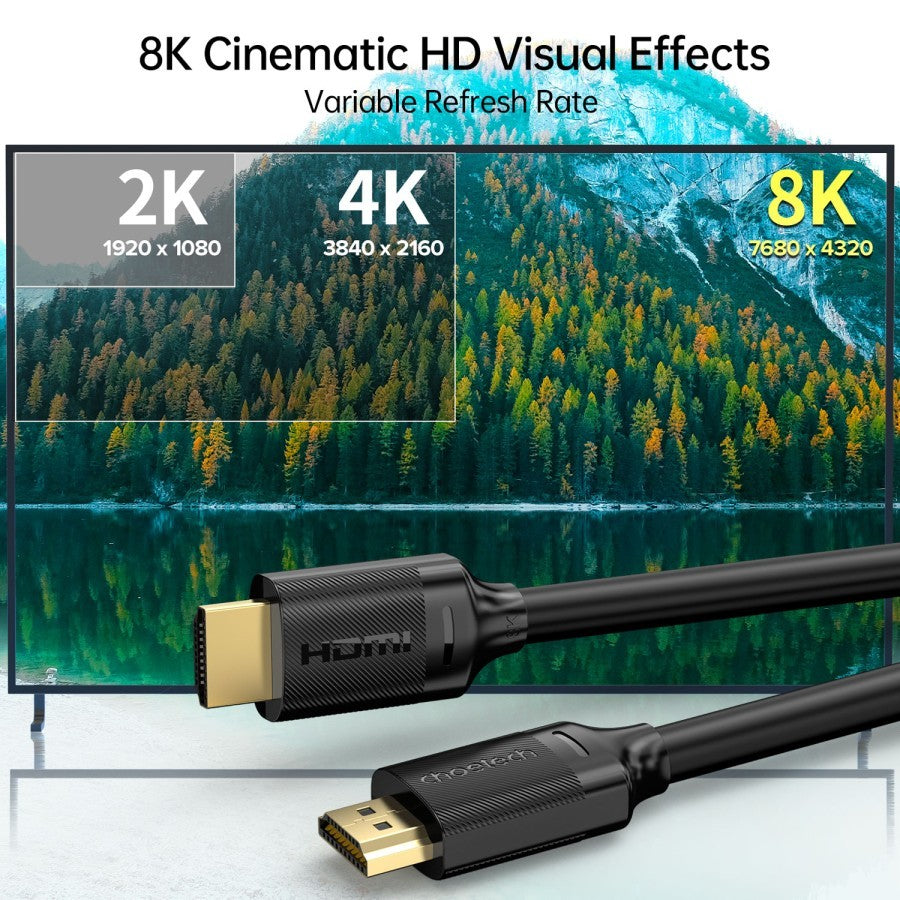 CHOETECH 8K@60Hz HDMI to HDMI 2m PVC cable