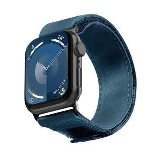Raptic Apple Watch 42/44/45/49mm Canvas Band - Dark Blue
